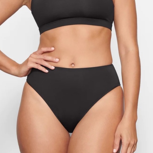 SKIMS Other - SKIMS RECYCLED SWIM MID WAIST BOTTOM ONYX - S